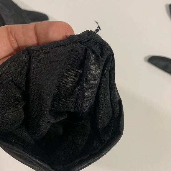 Vintage Black fashion gloves OS. - Picture 4 of 4